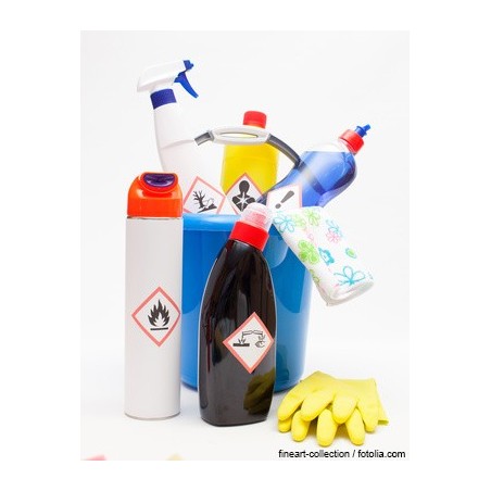 Industrial Cleaning - chemical cleaning agents labeling