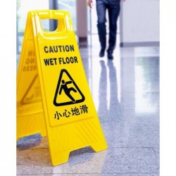 Industrial Cleaning - Accident Prevention and Warning signs